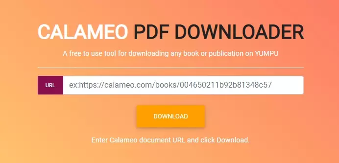 Calaméo downloader tool